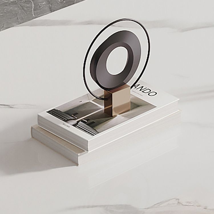 Modern Style Traditional Height Dining Set with Fixed Rectangle Shape Table and 4 Gold Legs Base Clearhalo 'Dining Room Sets' 'Dining Tables & Seating' 'dining_room_set' 'furn' 'furn_dining_room_set' 'Furniture' 'furniture_dining_room_set' 'Kitchen & Dining Furniture' 'kitchen&dining_furn' 'kitchen' 1200x1200_c3d8cd18-346a-496b-8910-e95a99702f5c