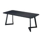 Modern Style Rectangle Stone Furniture Double Pedestal Dining Room Collection Clearhalo ' dining_table' 'Dining Tables & Seating' 'Dining Tables' 'furn' 'furn_dining_table' 'Furniture' 'furniture_dining_table' 'Kitchen & Dining Furniture' 'kitchen&dining_furn' 'kitchen' 'kitchen_dining_table' 1200x1200_c3d91a2e-c5dc-4014-9fee-44ed26115030