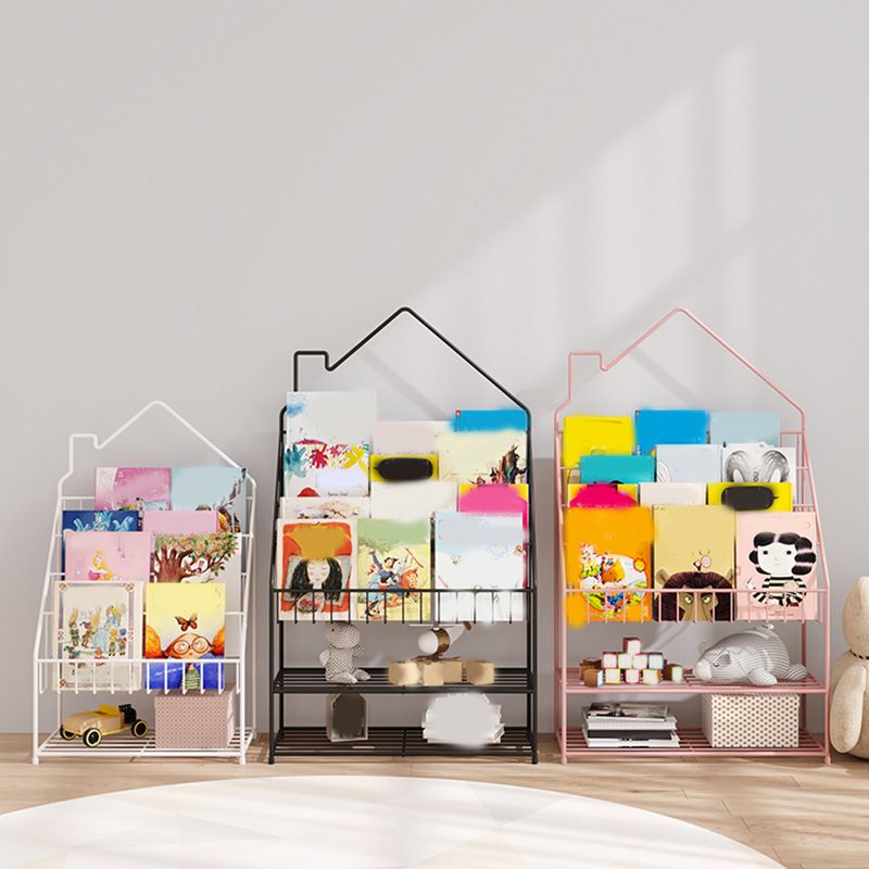 Scandinave Fermed Back Ladder Bertre étagère des étagères en métal incluse la bibliothèque