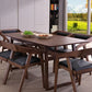 Contemporary Ash Wood Dining Table Double Pedestal Solid Wood Base Rectangle Table for Home Clearhalo ' dining_table' 'Dining Tables & Seating' 'Dining Tables' 'furn' 'furn_dining_table' 'Furniture' 'furniture_dining_table' 'Kitchen & Dining Furniture' 'kitchen&dining_furn' 'kitchen' 'kitchen_dining_table' 1200x1200_c3ddc0ce-6d44-48d7-89bd-8fc29dbfcd22