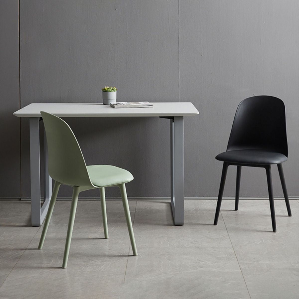 PU Leather Side Chair Contemporary Style Dining Chair for Indoor Clearhalo 'Dining Chairs' 'Dining Tables & Seating' 'dining_chair' 'furn' 'furn_dining_chair' 'Furniture' 'furniture_dining_chair' 'Kitchen & Dining Furniture' 1200x1200_c3def893-cf0e-464e-b71d-5899a62161f9