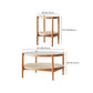 4 Legs Tropical Glass Coffee Table No Distressing Bunching Tables with Shelf Clearhalo 'Coffee & Accent Tables' 'Coffee Tables' 'coffee_tables' 'furn' 'furn_coffee_tables' 'Furniture' 'Living Room Furniture' 1200x1200_c3e1bcde-834c-4697-862e-e86c1df14c6d