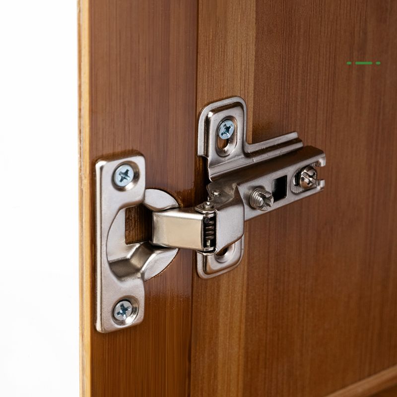 Contemporary Standard Shelf Bookcase Bamboo Book Shelf with Doors