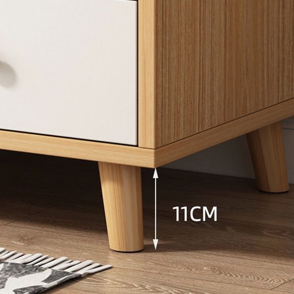 Server da pranzo bianco in legno ingegnerizzato in stile moderno per cucina