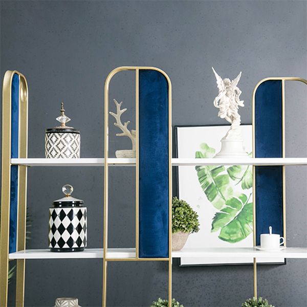 Metal Open Back Bookshelf Scandinavian Vertical Iron Frame Bookshelf Clearhalo 'Bookcases' 'furn' 'furn_bookcases' 'Furniture' 'furniture_bookcases' 'kitchen' 'kitchen_bookcases' 'Living Room Furniture' 'Office Furniture' 1200x1200_c3e8a733-4961-4a23-bef2-82199c5f790e