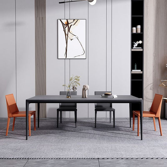 Modern 1/4/5/6/7 Pieces Dinette Set with Grey Sintered Stone Rectangle Dining Table Set Clearhalo 'Dining Room Sets' 'Dining Tables & Seating' 'dining_room_set' 'furn' 'furn_dining_room_set' 'Furniture' 'furniture_dining_room_set' 'Kitchen & Dining Furniture' 1200x1200_c3ee6c28-096d-4898-a201-97de5c2a9b6c