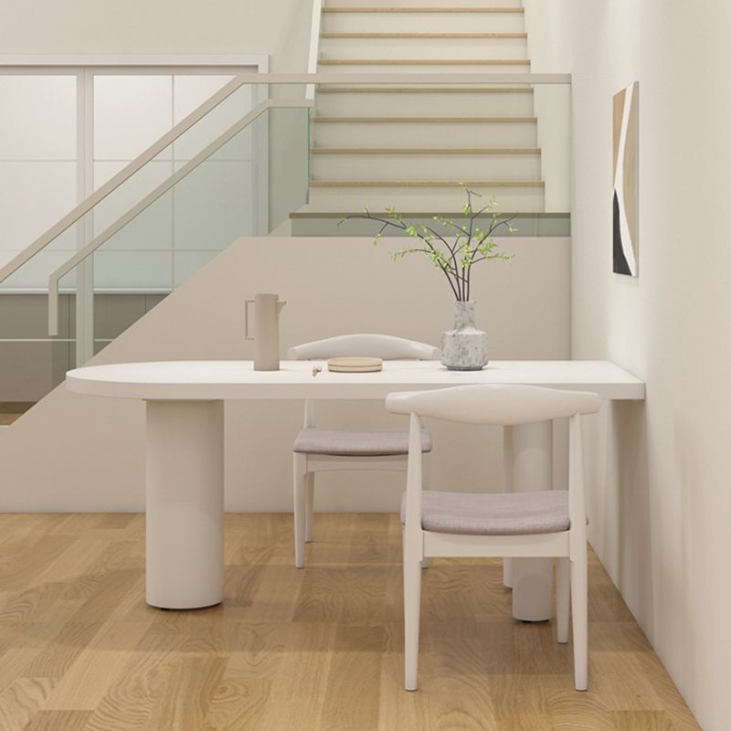 Simplicity Pine Restaurant Table Solid Wood Matte Finish 3 Legs Dining Table Clearhalo 'Dining Tables & Seating' 'Dining Tables' 'dining_table' 'furn' 'furn_dining_table' 'Furniture' 'furniture_dining_table' 'Kitchen & Dining Furniture' 'kitchen' 'kitchen_dining_table' 1200x1200_c3f0712c-19b3-46e3-9d83-a8703a19fce6