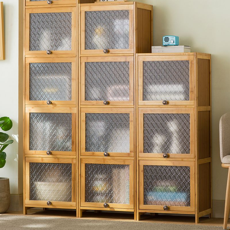 Glass Door Cabinet Scratch Resistant Accent Cabinet with Doors Clearhalo 'Cabinets & Chests' 'cabinets_chests' 'furn' 'furn_cabinets_chests' 'Furniture' 'Living Room Furniture' 1200x1200_c3f0b11d-623b-443d-a3d3-f3e6129c80fc