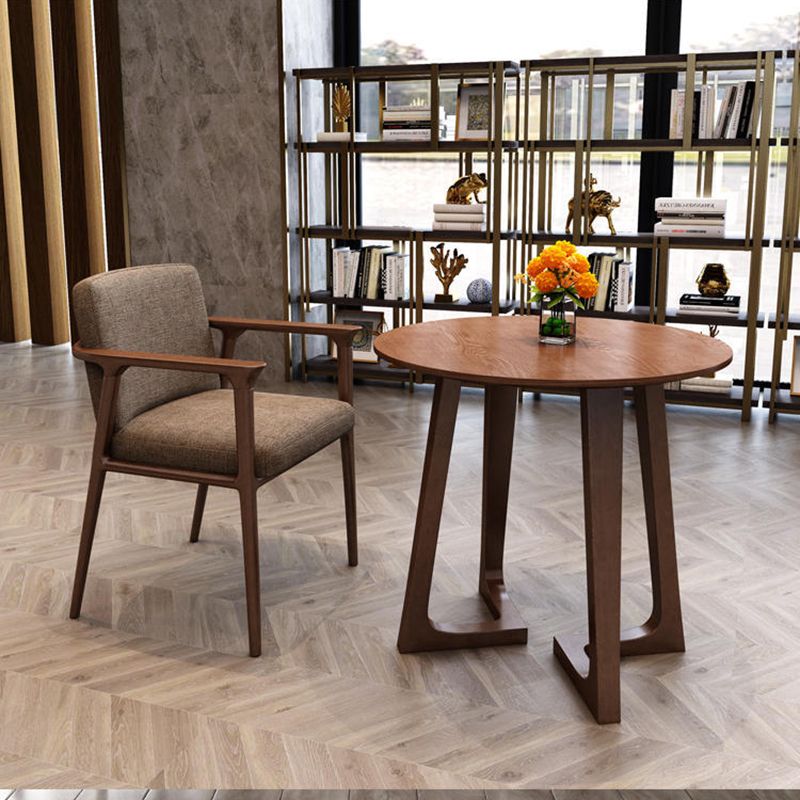 Wood Abstract End Table Traditional Espresso/Natural Sofa Side End Table for Living Room Clearhalo 'Coffee & Accent Tables' 'End & Side Tables' 'end_side_table' 'end_side_tables' 'furn' 'furn_end_side_tables' 'Furniture' 'furniture_end_side_table' 'Living Room Furniture' 1200x1200_c3f62fb9-56ed-4409-8f3b-f352430e30ca