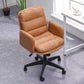 Modern Office Chair Armless Leather Adjustable Seat Height Swivel Chair with Wheels Clearhalo 'furn' 'furn_office_chair' 'Furniture' 'Office Chairs' 'Office Furniture' 'office_chair' 1200x1200_c3f6c4b4-3044-401d-bc77-dd0abd7604a4
