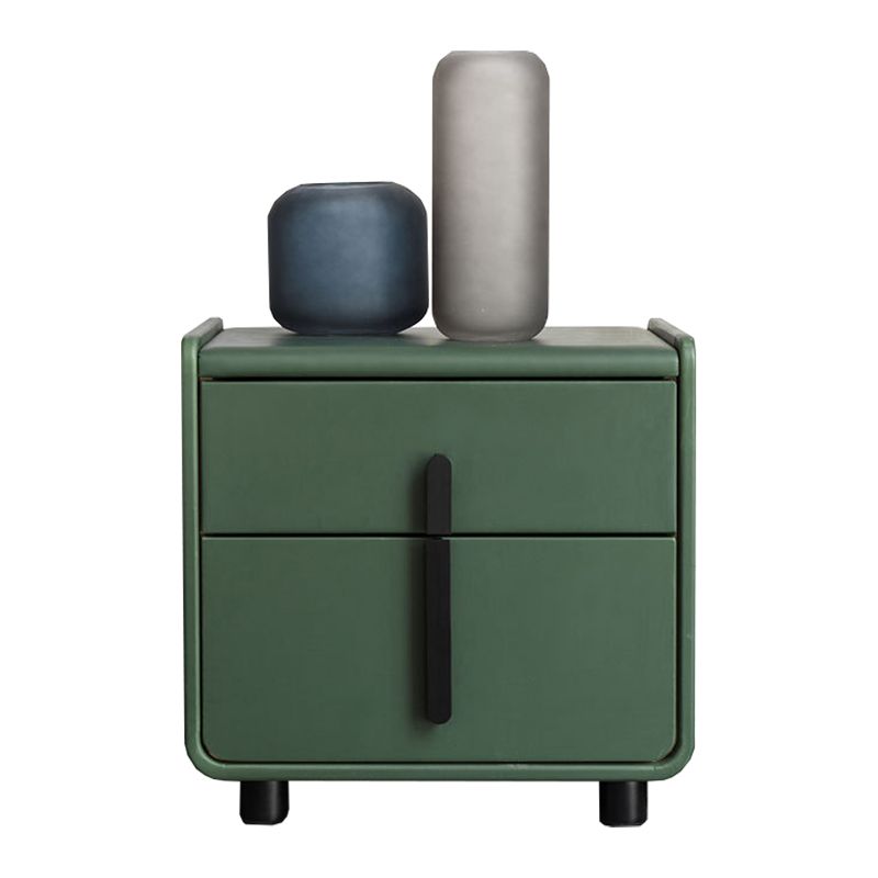 Mobile moderno comodino da letto in legno massiccio con cassetti