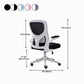 High Back Office Chair with Sponge Cushion Adjustable Arm Office Chair for Office Clearhalo 'furn' 'furn_office_chair' 'Furniture' 'furniture_office_chair' 'Office Chairs' 'Office Furniture' 'office_chair' 1200x1200_c3fa4518-18a9-4ef9-84d4-be3941e9f2b3