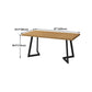 Industrial Style Office Desk Solid Wood Rectangular Home Desk Clearhalo 'furn' 'furn_office_desk' 'Furniture' 'furniture_office_desk' 'Office Desks' 'Office Furniture' 'office_desk' 1200x1200_c3ff05b3-ba7e-40c5-b1e7-78842005d063