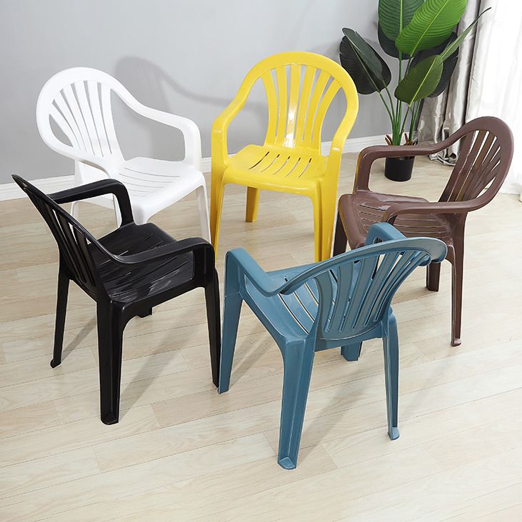 Plastic Stackable Dining Arm Chairs Modern Home Windsor Dining Armchairs Clearhalo ' kitchen&dining_furn' 'Dining Chairs' 'Dining Tables & Seating' 'dining_chair' 'furn' 'furn_dining_chair' 'Furniture' 'furniture_dining_chair' 'Kitchen & Dining Furniture' 'kitchen' 1200x1200_c401010b-b52d-4224-8843-d90bbaae181c