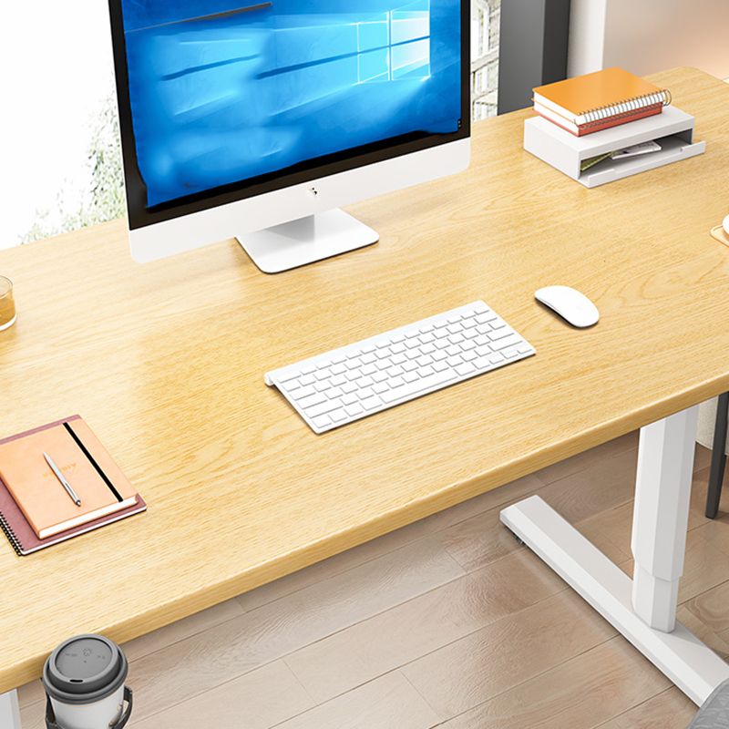 Contemporary Adjustable Height Computer Desk T-Shape Base Standing Desk Clearhalo 'furn' 'furn_office_desk' 'Furniture' 'Office Desks' 'Office Furniture' 'office_desk' 1200x1200_c4033d76-d288-425b-b7f3-6516bd70538c
