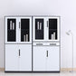 Modern Stainless Steel Bookcase Standard With Doors Shelf for Home Office Clearhalo 'Bookcases' 'furn' 'furn_bookcases' 'Furniture' 'Office Furniture' 1200x1200_c405cbec-d5ff-404b-b224-d9dd1547ca03