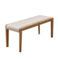 Contemporary Solid Wood Home Bench 18.8" Height Seating Bench with Legs Clearhalo 'Benches' 'Chairs & Seating' 'furn' 'furn_benches' 'Furniture' 'Living Room Furniture' 1200x1200_c4078bce-2c44-42eb-9f8b-8e2f37650b2c