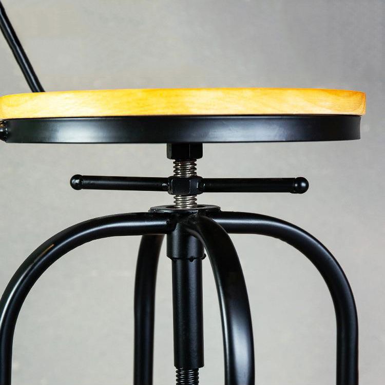 1/2/3 Pieces Industrial Style Round Bar Table Set Solid Wood Bistro Set Clearhalo 'Bar Furniture' 'furn' 'furn_home_bar_bar_sets' 'Furniture' 'Home Bars & Bar Sets' 'home_bar_bar_sets' 'Kitchen & Dining Furniture' 1200x1200_c407be70-f60a-4ace-bddd-8a6d1250d8bc