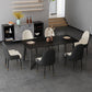 Modern Stone Dining Table 1/2/5/7 Pieces Dining Set for Living Room