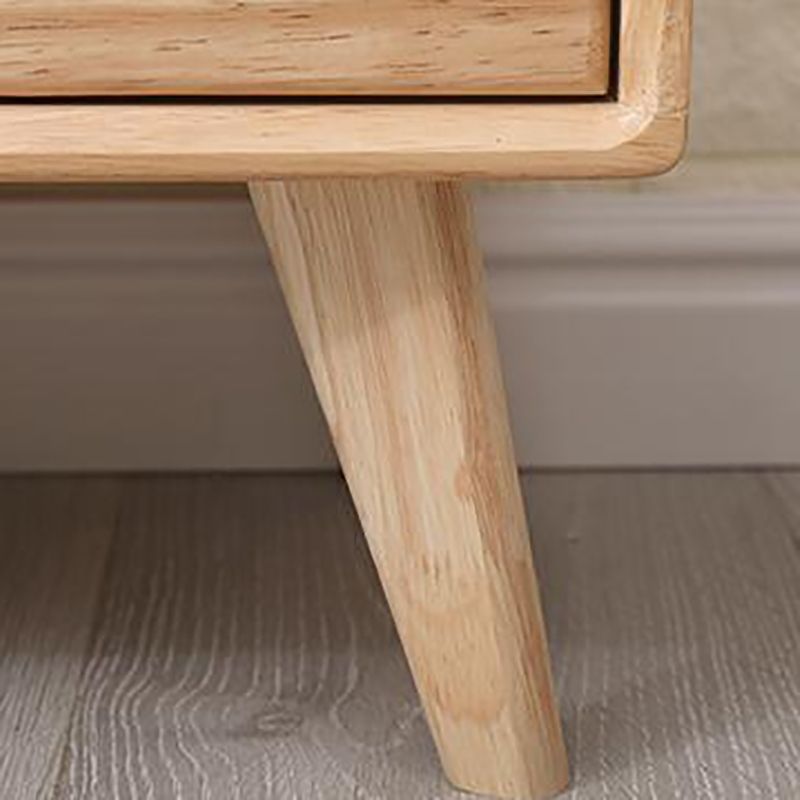 Eigentijdse natuurlijke opslagkist zachte laden houten borst