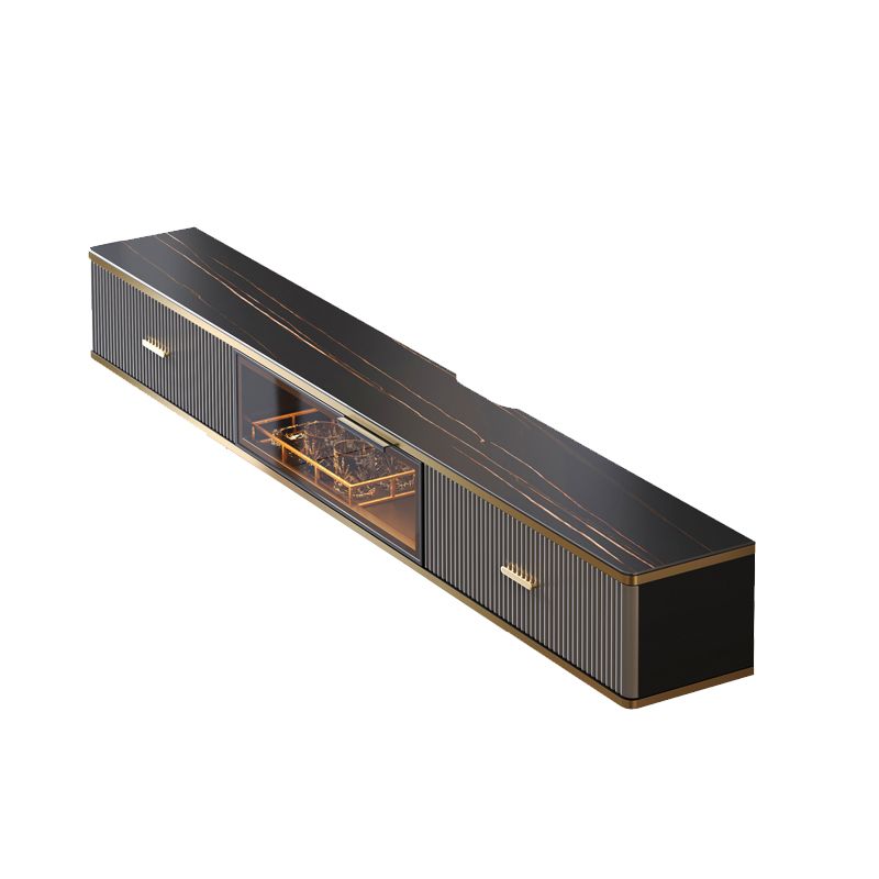 Black Slate TV Cabinet Gorgeous Style Home Wall Mounted TV Cabinet Console
