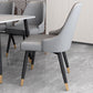 Scandinavian Design Upholstered Armless Dining Chairs Solid Back Dining Side Chair Clearhalo ' kitchen&dining_furn' 'Dining Chairs' 'Dining Tables & Seating' 'dining_chair' 'furn' 'furn_dining_chair' 'Furniture' 'furniture_dining_chair' 'Kitchen & Dining Furniture' 'kitchen' 1200x1200_c40a0c4f-7e8a-4e6a-96ee-c65366de850f