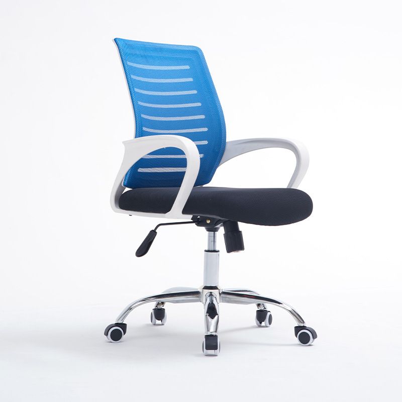 Modern Office Chair Fixed Arms No Distressing Chair with Breathable Back Clearhalo 'furn' 'furn_office_chair' 'Furniture' 'Office Chairs' 'Office Furniture' 'office_chair' 1200x1200_c40b4e73-1dd0-4b59-9218-d9c46c0ac497