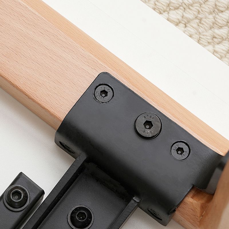 Bureau de bureau de style contemporain Bureau de forme rectangulaire Bureau de tâche en blanc et naturel