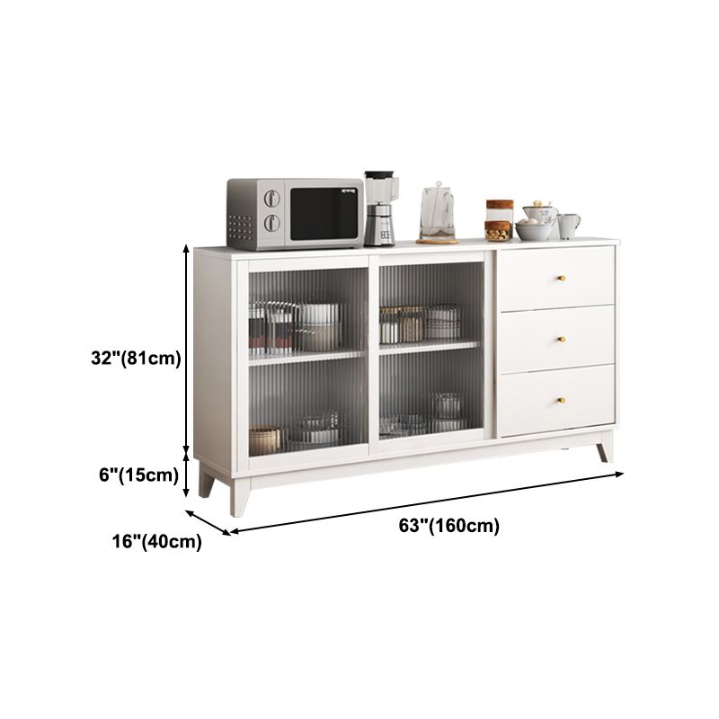 Ritmo rettangolare sideboard mobile da cucina in legno contemporaneo