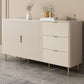 Tavolo a buffet in stile glam Credenza a buffet con cassetti e armadi