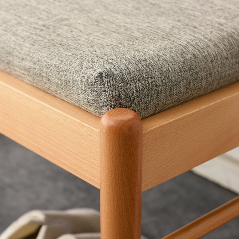 Contemporary Seating Bench Solid Wood Bench with Squared Legs Clearhalo 'Benches' 'Chairs & Seating' 'furn' 'furn_benches' 'Furniture' 'Living Room Furniture' 1200x1200_c410e27e-8366-4f23-a3bf-71106365ddec