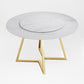Traditional Luxury Round Double Pedestal Home Furniture Stone Dining Table Clearhalo ' dining_table' 'Dining Tables & Seating' 'Dining Tables' 'furn' 'furn_dining_table' 'Furniture' 'furniture_dining_table' 'Kitchen & Dining Furniture' 'kitchen&dining_furn' 'kitchen' 'kitchen_dining_table' 1200x1200_c4120a69-707f-4e68-97b7-a1a5e6e1df23
