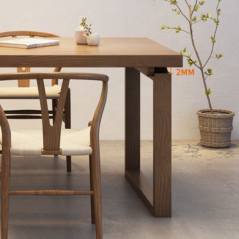 Ensemble de salle à manger moderne 1/2/5 pièces, Table à manger rectangulaire en bois de pin pour cuisine et salle à manger