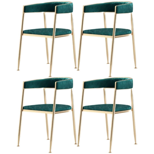 Glam 1/4/5 Pieces Dining Room Chair Set Rectangle Dining Table Set Clearhalo 'Dining Room Sets' 'Dining Tables & Seating' 'dining_room_set' 'furn' 'furn_dining_room_set' 'Furniture' 'furniture_dining_room_set' 'Kitchen & Dining Furniture' 1200x1200_c412e293-6526-4b93-ac13-cf7272266336