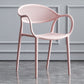Contemporary Plastic Dining Armchair Chair Open Back Dining Side Chair for Kitchen Clearhalo ' kitchen&dining_furn' 'Dining Chairs' 'Dining Tables & Seating' 'dining_chair' 'furn' 'furn_dining_chair' 'Furniture' 'furniture_dining_chair' 'Kitchen & Dining Furniture' 'kitchen' 1200x1200_c41579d5-e532-4e33-bedf-cabb0d7b3f3c