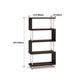 Open Back Modern Style Bookshelf Wood Bookshelf for Home Office