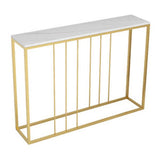 Modern Rectangle Console Table 31.5-inch Tall Iron Accent Table