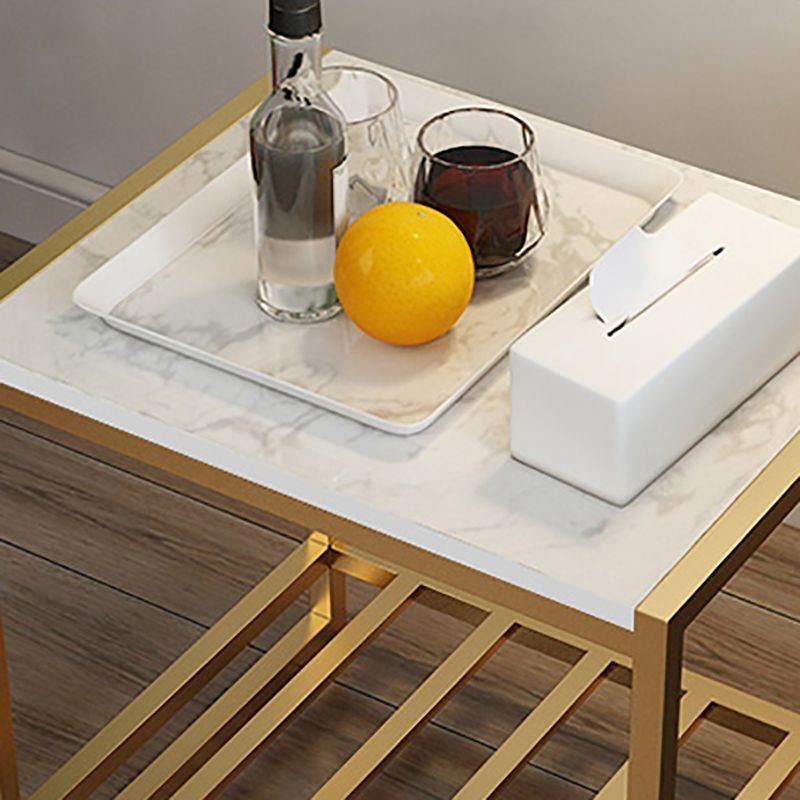1 Shelf Industrial Nightstand Stone Open Storage Night Table 19.7" Tall Clearhalo 'Bedroom Furniture' 'furn' 'furn_night_stand' 'Furniture' 'night_stand' 'Nightstands' 1200x1200_c417ee59-a80d-4208-a360-be627c93d2ab