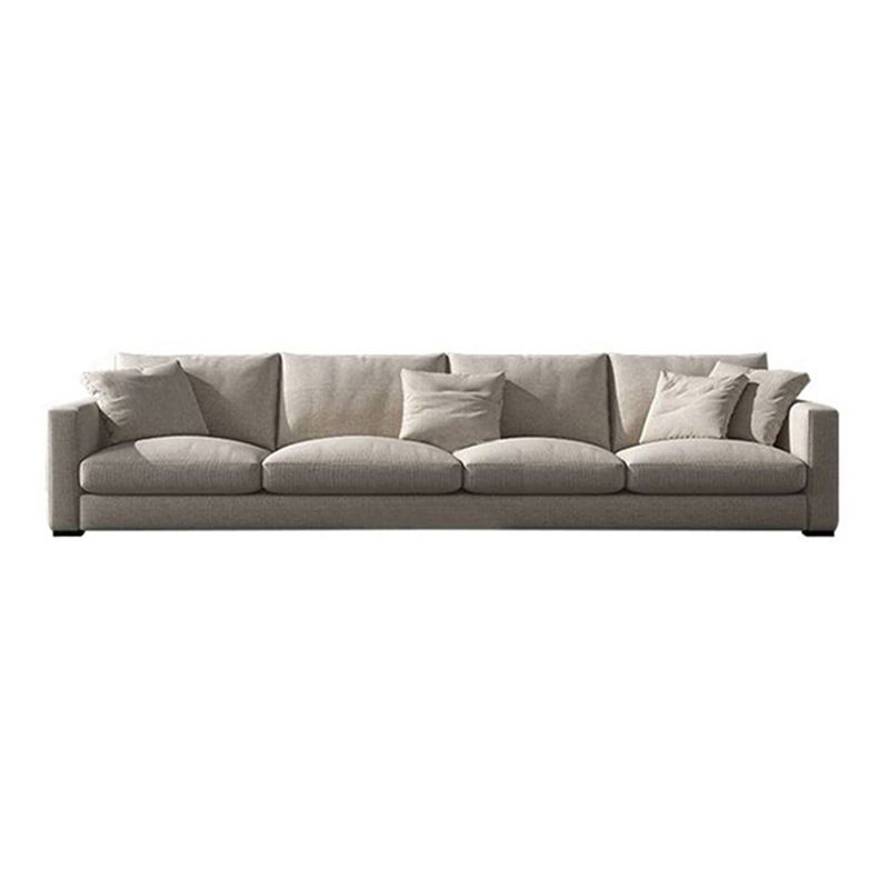 Modern Fabric Standard Sofa Square Arm Cushions Sofa for Living Room Clearhalo 'furn' 'furn_sofas' 'Furniture' 'furniture_sofas' 'kitchen' 'kitchen_sofas' 'Living Room Furniture' 'Sofa' 'sofas' 1200x1200_c41e6bbe-4abd-42d5-8f29-c7b45e9f3e19
