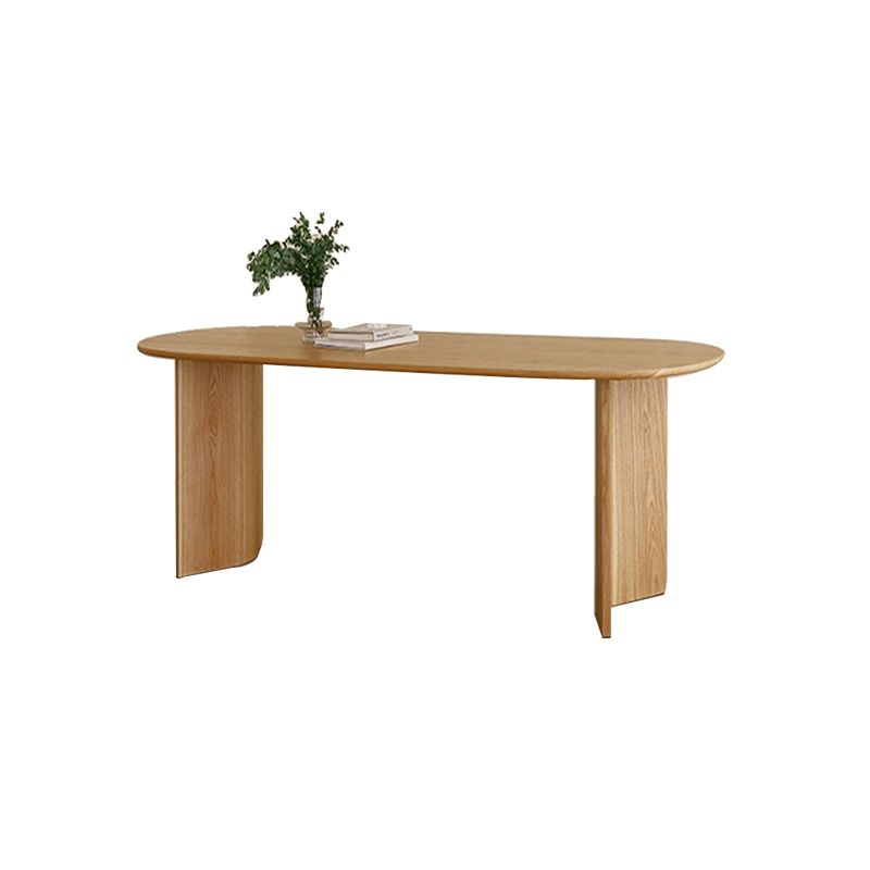 Modern massief hout ovaal Office Desk Home 29,5 inch High Writing Desk