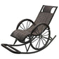 Modern Spindle Rattan Rocking Chair Metal Frame Wheel Handrail Design Rocker Chair Clearhalo 'Chairs & Seating' 'furn' 'furn_rocking_chairs' 'Furniture' 'Living Room Furniture' 'Rocking Chairs' 'rocking_chairs' 1200x1200_c41f7da9-17b0-419b-911a-1a283b9ae442