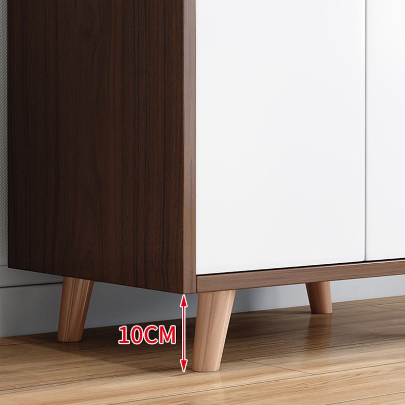 Modern Style Kitchen Sideboard Engineered Wood Sideboard with Open Storage Clearhalo 'buffet_sideboard' 'Buffets & Sideboards' 'furn' 'furn_buffet_sideboard' 'Furniture' 'Kitchen & Dining Furniture' 1200x1200_c421a4af-b9c7-430f-b803-e9eda955604e