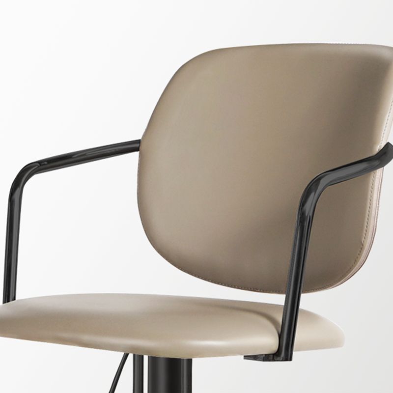 Sgabello da bar in pelle industriale sgabello da cornice regolabile per Bristol