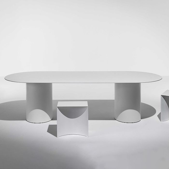 Oval Solid Wood Dining Table Modern Dinette Table with Double Pedestal Base Clearhalo ' dining_table' 'Dining Tables & Seating' 'Dining Tables' 'furn' 'furn_dining_table' 'Furniture' 'furniture_dining_table' 'Kitchen & Dining Furniture' 'kitchen&dining_furn' 'kitchen' 'kitchen_dining_table' 1200x1200_c42324f0-c5d9-43df-994a-9aefbd3b9a94