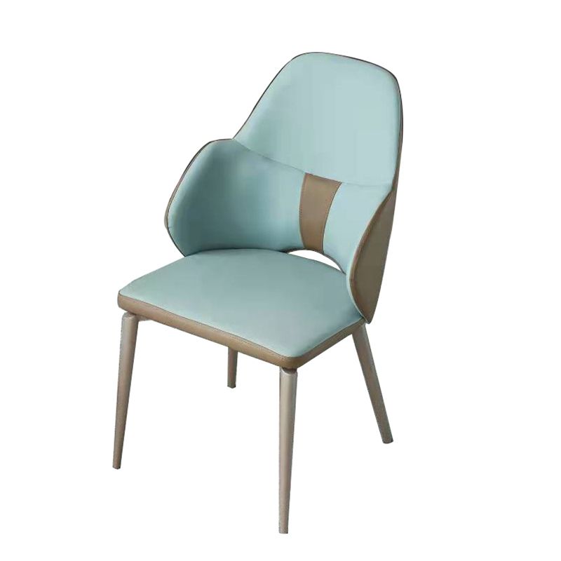Minimalist Design Arm Leather Dining Chairs Solid Back Chairs for Home Use Clearhalo 'Dining Chairs' 'Dining Tables & Seating' 'dining_chair' 'furn' 'furn_dining_chair' 'Furniture' 'furniture_dining_chair' 'Kitchen & Dining Furniture' 1200x1200_c4244815-8c29-4df5-a823-23881caee0d1