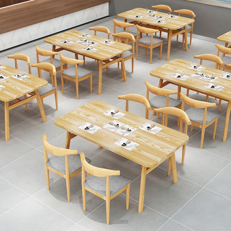 Modern Dining Table Rectangle Wooden Dinner Table for Dining Room Clearhalo 'Dining Tables & Seating' 'Dining Tables' 'dining_table' 'furn' 'furn_dining_table' 'Furniture' 'Kitchen & Dining Furniture' 1200x1200_c428efb3-5984-4e7e-9ab8-033d2286b5be