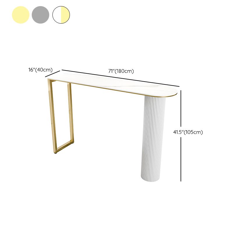 Modern 1/2/5 Pieces Bar Table Set Stone Counter Table with High Stools for Cafe Clearhalo 'Bar Furniture' 'furn' 'furn_home_bar_bar_sets' 'Furniture' 'Home Bars & Bar Sets' 'home_bar_bar_sets' 'Kitchen & Dining Furniture' 1200x1200_c42a0286-6cfd-49e4-8911-155326835813