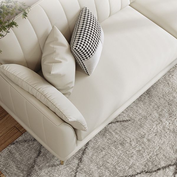 Canapé en cuir faux 35,43 "d x 36,22" H SOFA SALLE SQUATE pour le salon