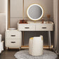 Glam Make-up Vanity Slate Top Vanity Dressing Table Set with Drawers