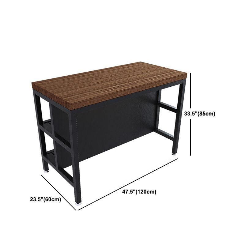 Industrial Stationary Kitchen Island Set Wood Rectangular Island Table Clearhalo 'furn' 'furn_kitchen_islands_carts' 'Furniture' 'Kitchen & Dining Furniture' 'Kitchen Islands & Carts' 'kitchen_islands_carts' 1200x1200_c42e1944-4966-40da-8ce5-4735782ec900